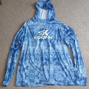 Blue Long Sleeve Men's Shirt